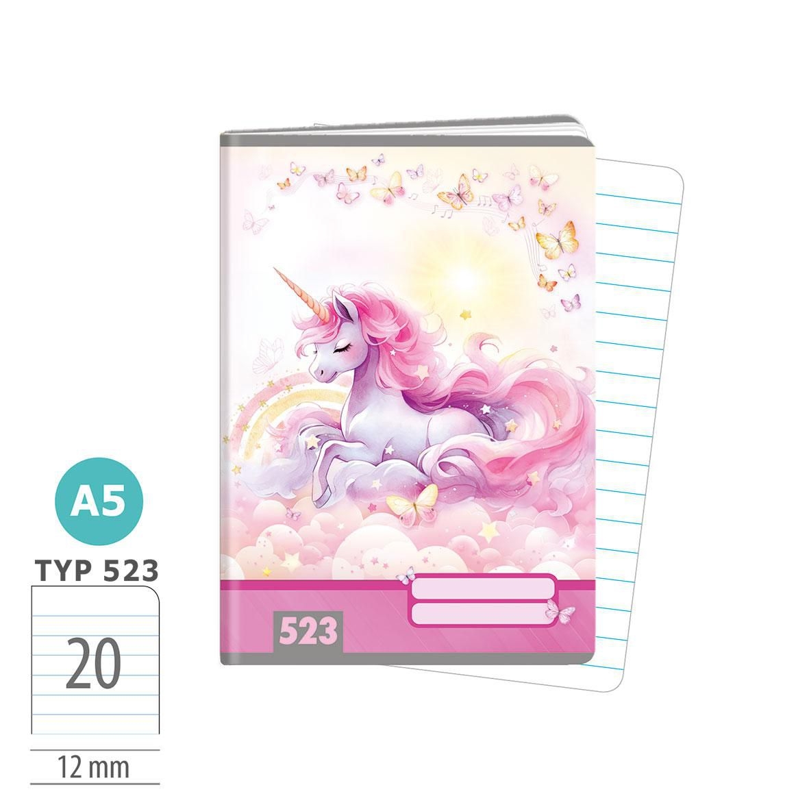 Argus 1593-0427 Sešit A5, 20 listů, TYP 523