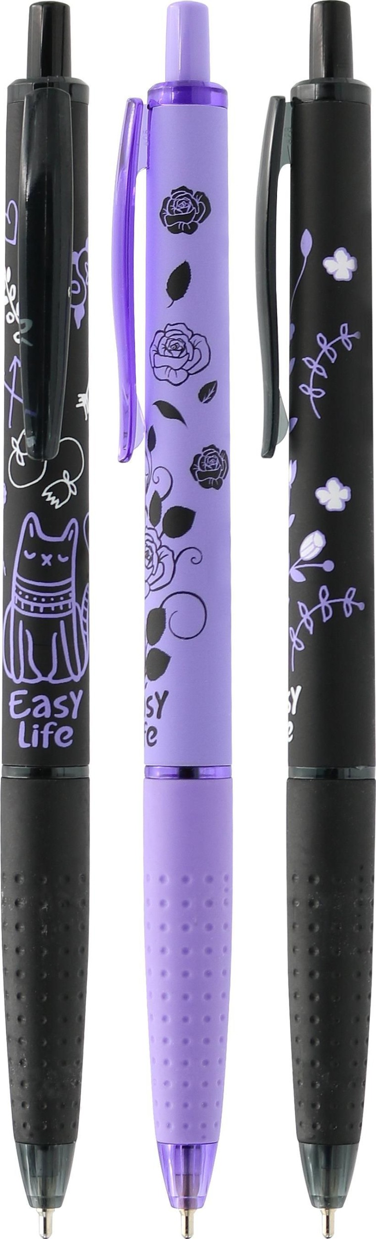Pero kuličkové Easy Life semi-gel modré, různé motivy