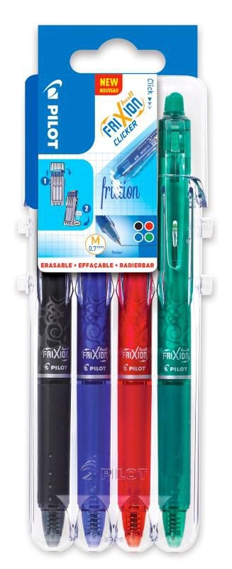 Pilot Sada gumovací roller Frixion CLICKER SET2GO