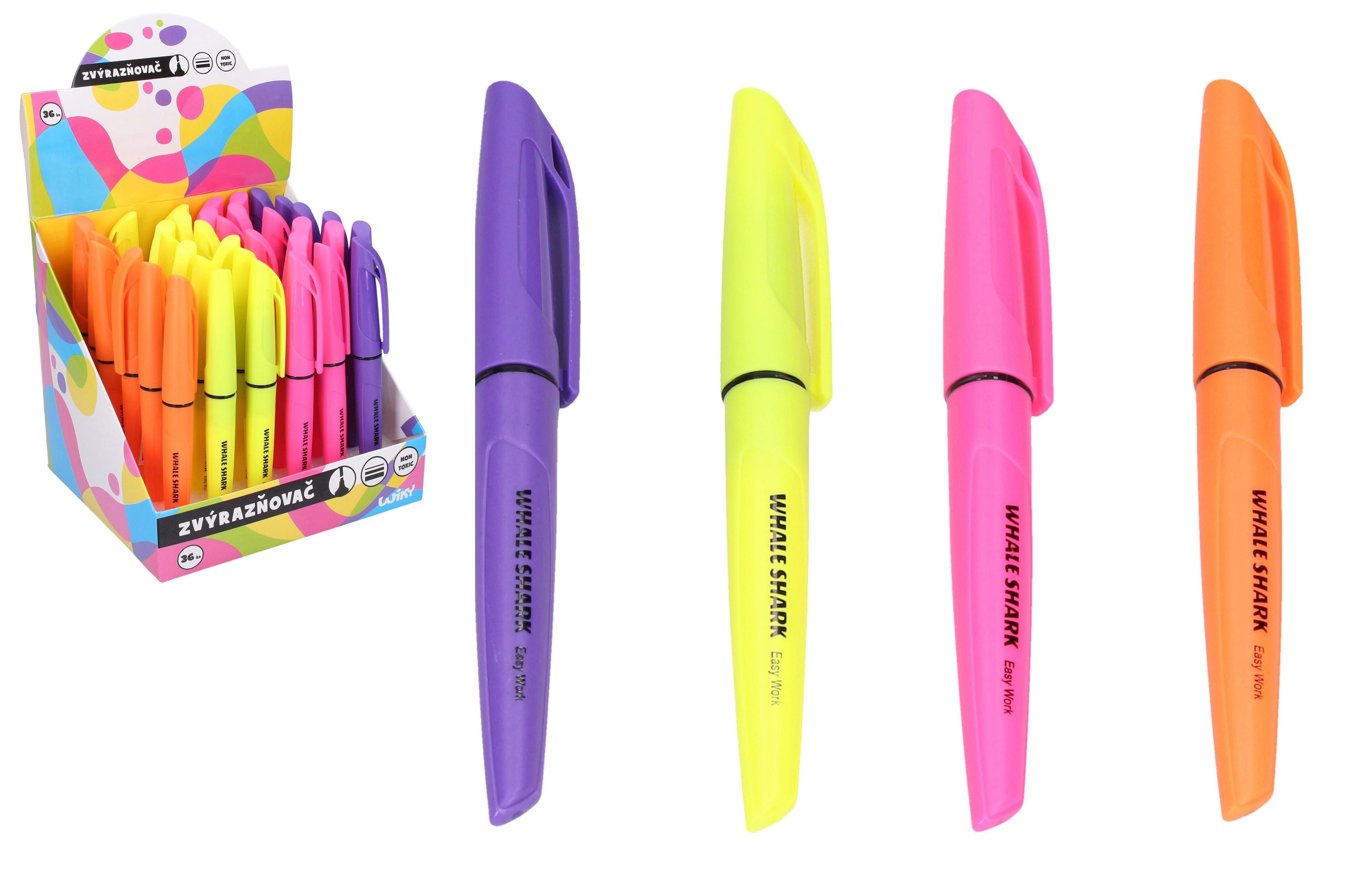 Wiky Zvýrazňovač fluo, různé barvy