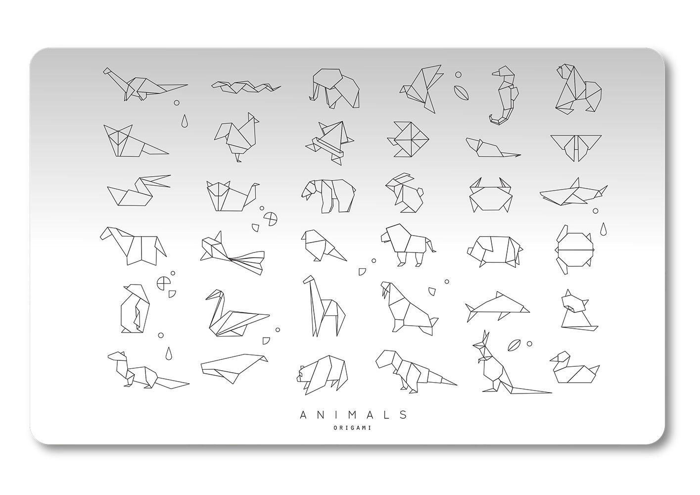 Podložka PP na stůl 60x45cm Origami animals