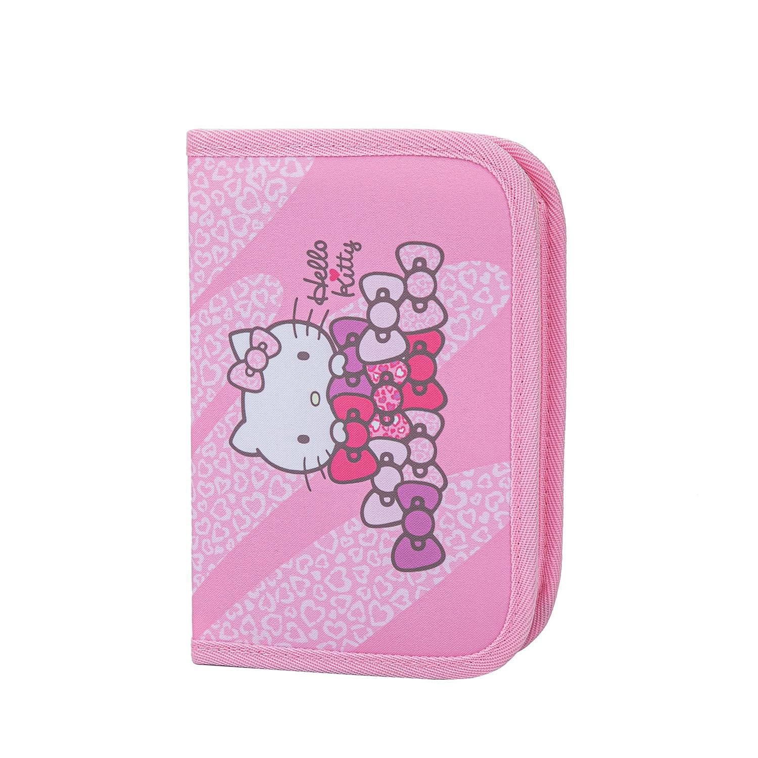 BAAGL Školní penál jednopatrový Hello Kitty Sweet Leopard GRS