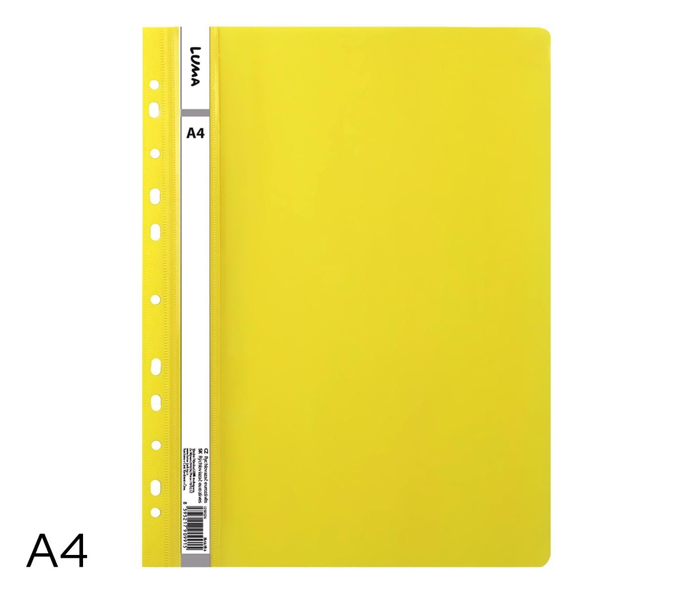 LUMA Rychlovazač A4 PP euro LUMA, žlutý