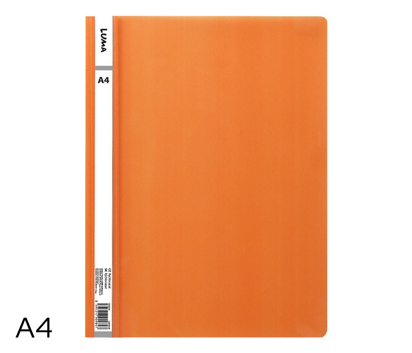 LUMA Rychlovazač A4 PP LUMA, oranžový
