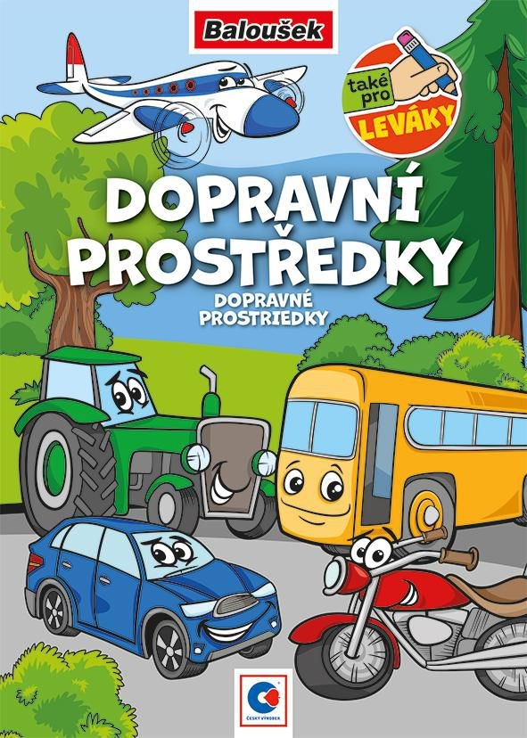 Baloušek - Omalovánka A5 - Dopravní prostředky