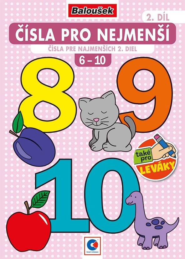 Baloušek - Omalovánka A5 - Čísla pro nejmenší, 2. díl