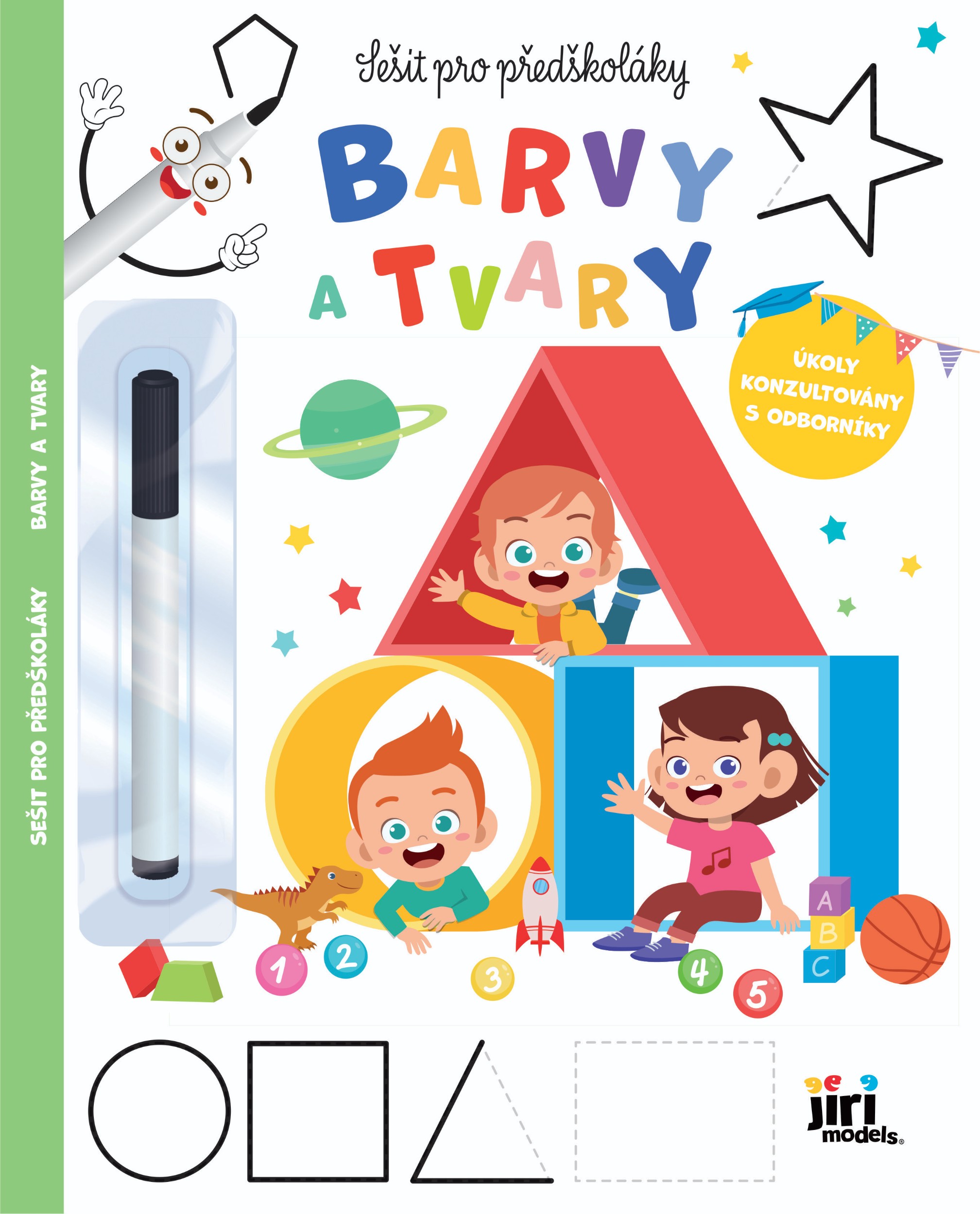 Sešit pro předškoláky Barvy a tvary