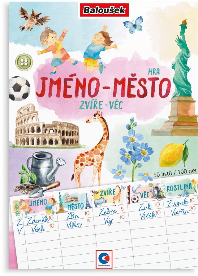 Baloušek - Hra - A5 - Město jméno