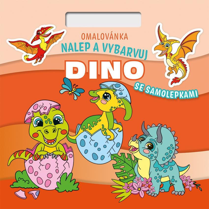 Baloušek - Nalepuj a vybarvuj - Dino