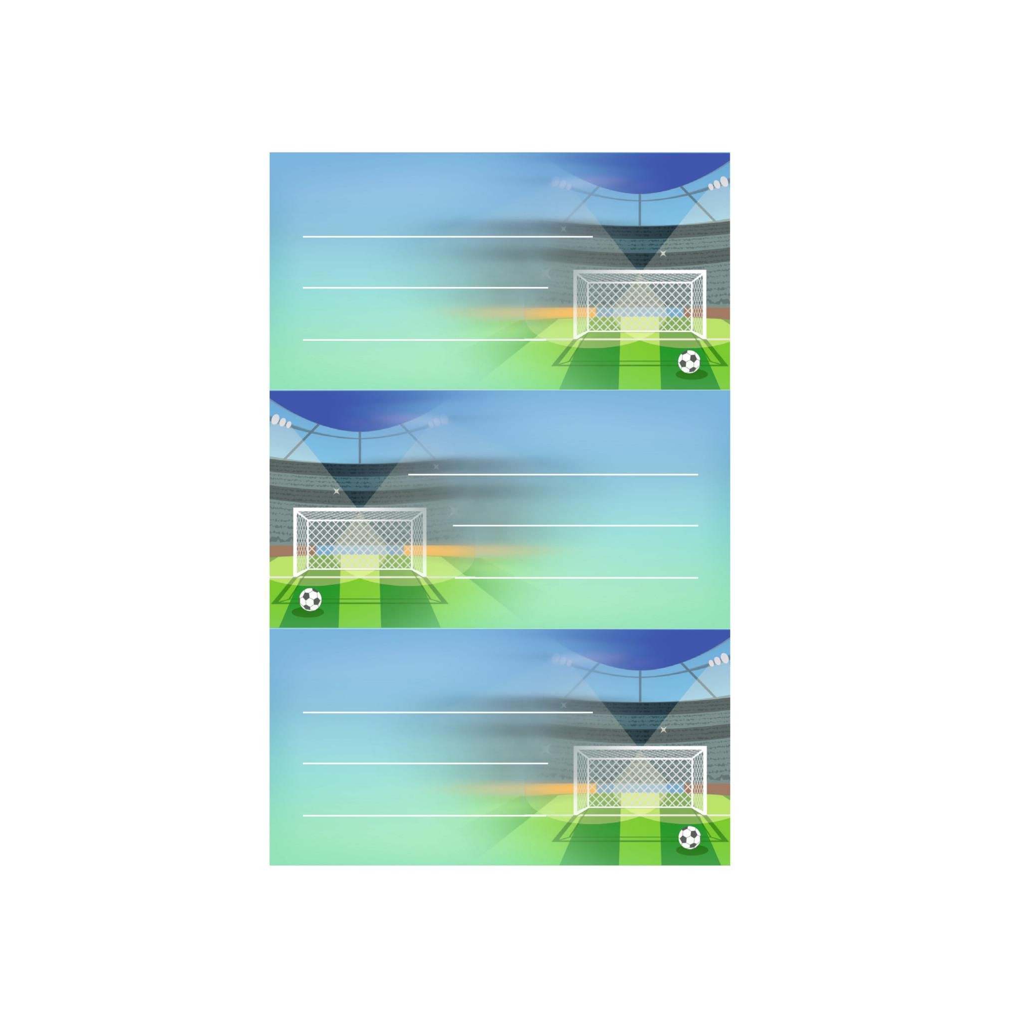 Herlitz Etikety na sešit,motiv 5, hřiště, 3 ks