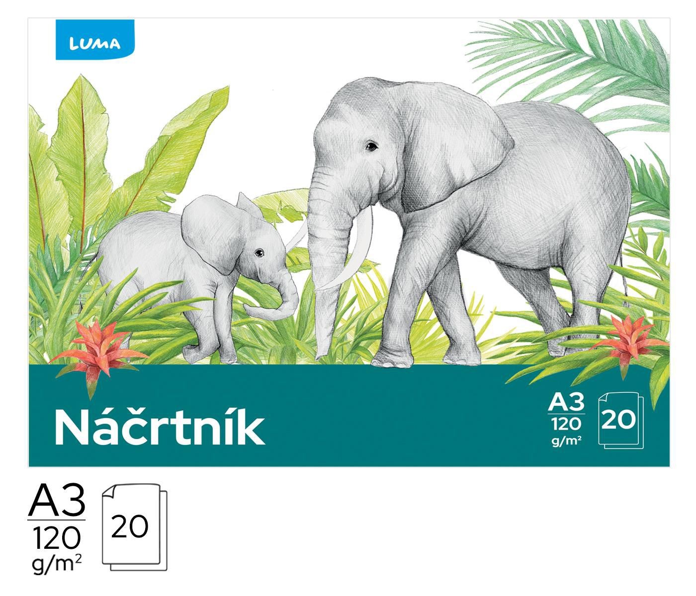 Luma Náčrtník A3 20l