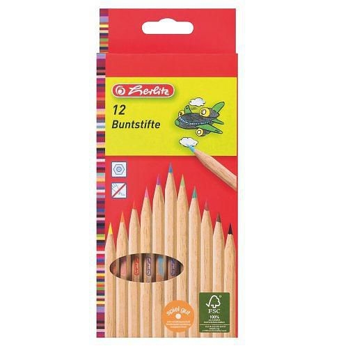 Herlitz Pastelky přírodní,HE,12ks