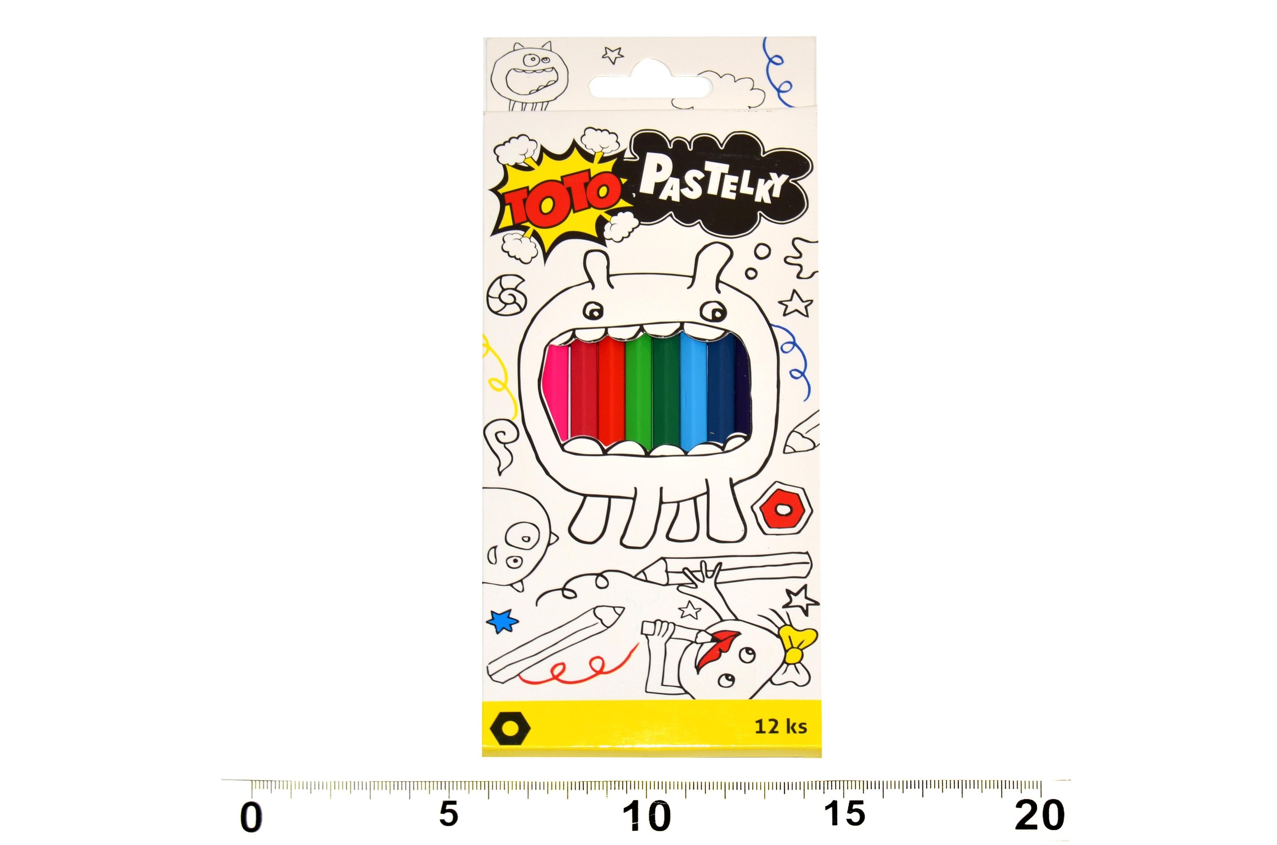 Toto Pastelky 6-hranné 12ks