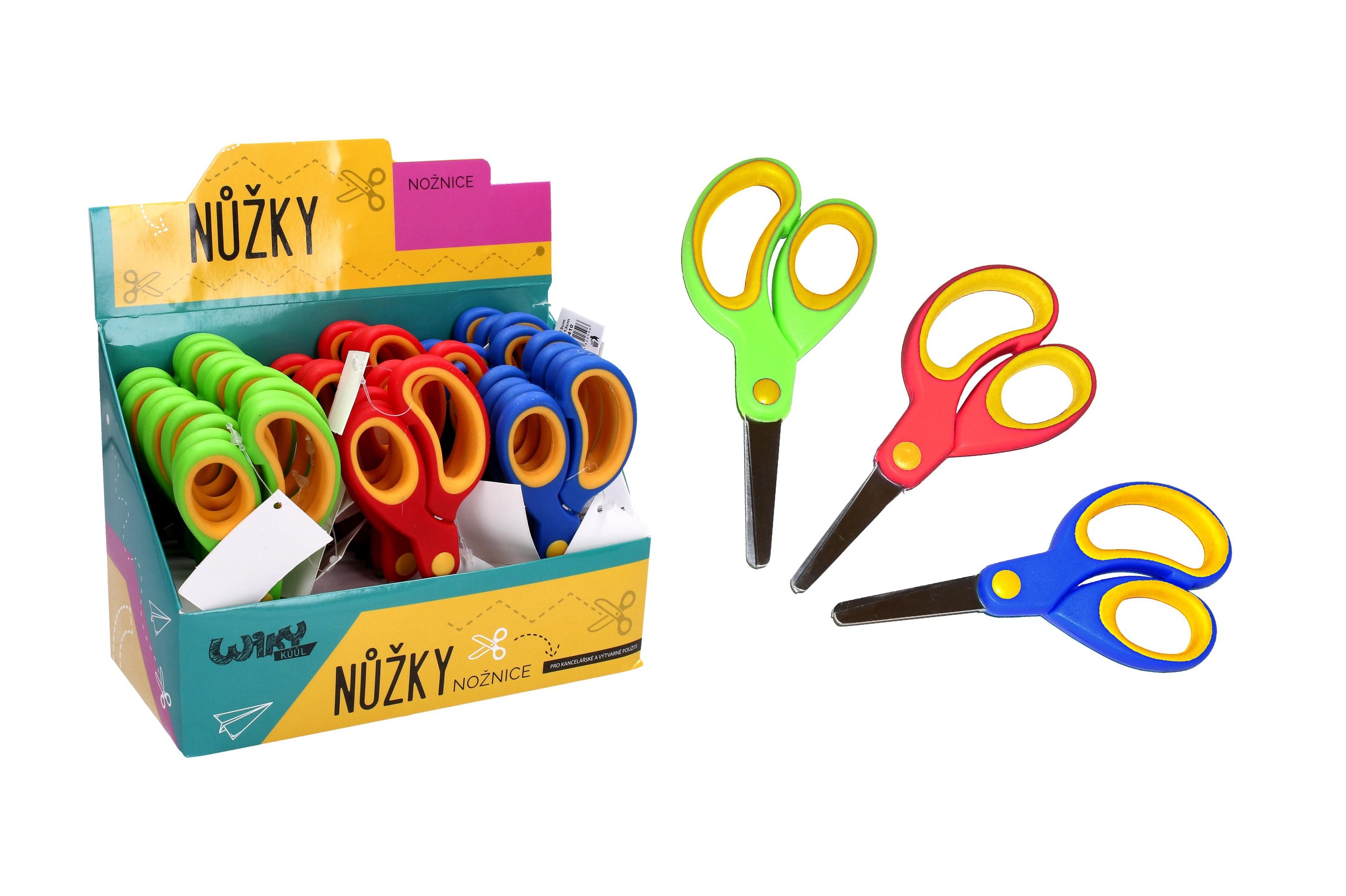 Wiky Nůžky 13 cm, různé barvy