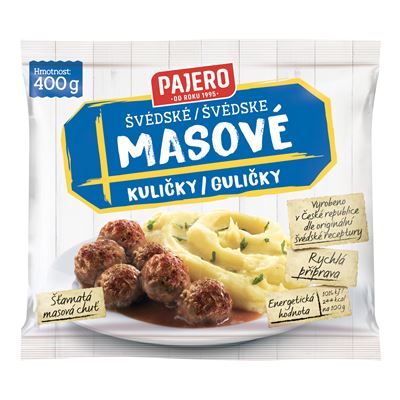 PAJERO Švédské masové kuličky 400 g mraž.