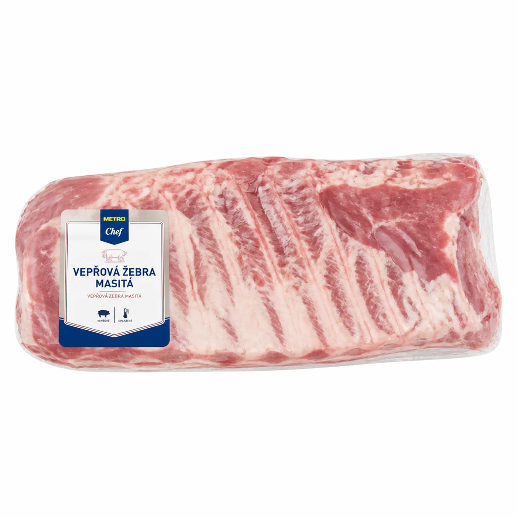 METRO Chef Vepřová žebra masitá chlaz. váž. cca 2 kg