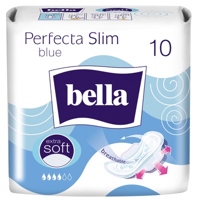 Bella Perfecta Slim Blue ultratenké menstruační vložky