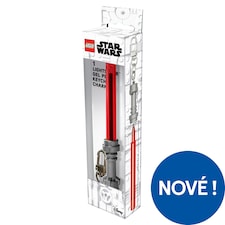Lego Star Wars Červené gelové pero ve tvaru světelného meče s klipem