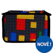 Lego Colorful Bricks třípatrový školní penál 19,5 x 6,5 x 13 cm