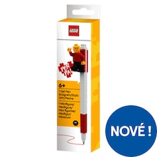 Lego 2.0 červené gelové pero s minifigurkou
