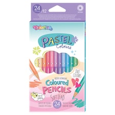 Colorino Pastel Colours pastelky pastelové 24 barev 12 ks