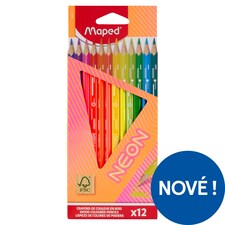 Maped Neon dřevěné pastelky 12 ks