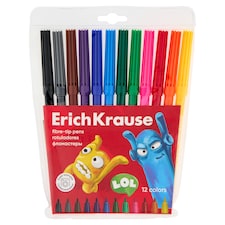 Erich Krause Jolly Friends fixy pratelné 12 ks