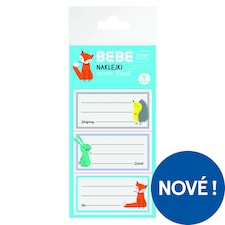 Bebe Kids Pastel samolepky na sešit 9 ks
