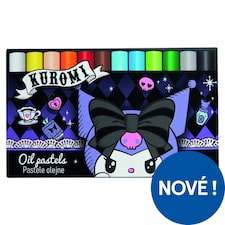 Kuromi Olejové pastely 12 ks