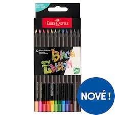 Faber-Castell Black Edition barevné tužky 12 ks