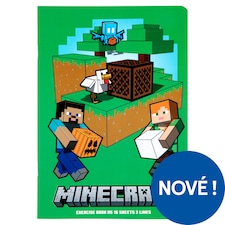 Minecraft Sešit A5 16 listů