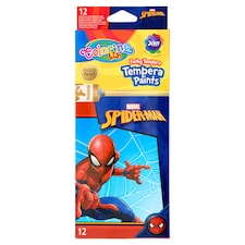 Colorino Kids Marvel Spider-Man temperové barvy 12 x 12ml