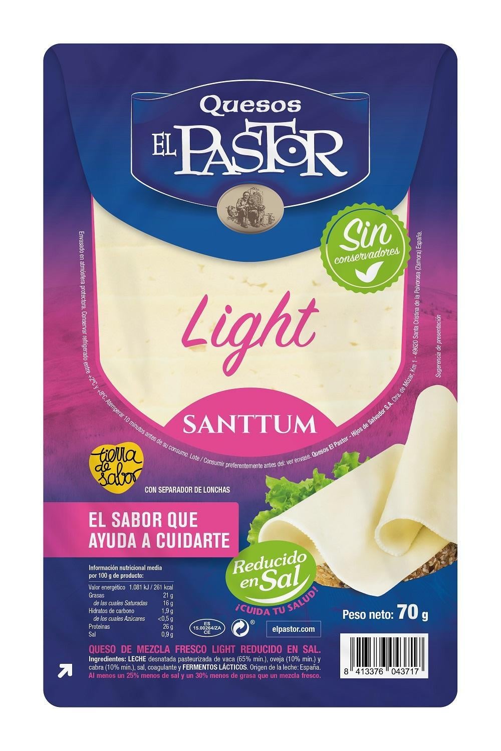 El Pastor Santtum plátky light