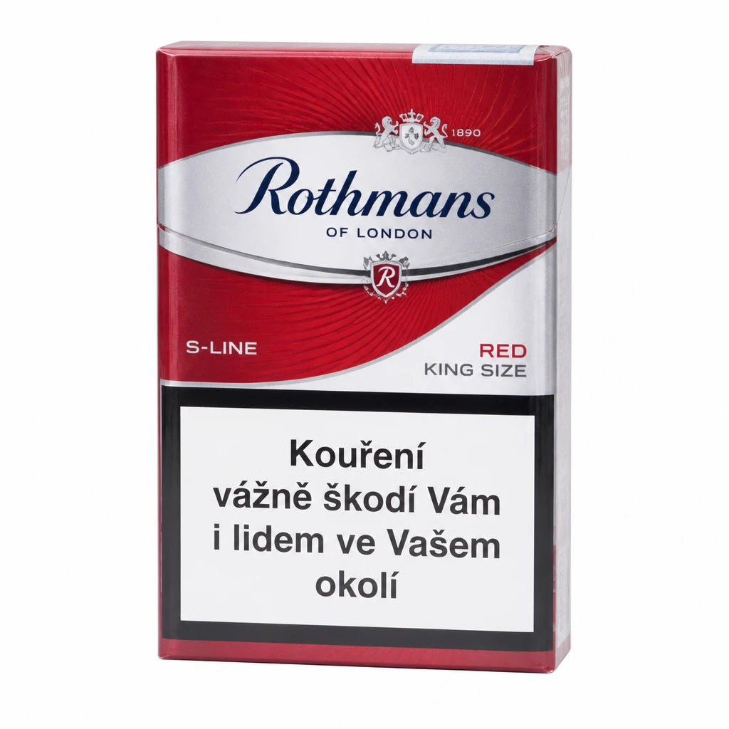 Rothmans S-Line Red king size tvrdé bal. 8 krab. 40 ks kolek U 310 Kč VO cena