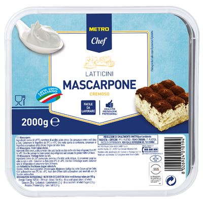 METRO Chef Mascarpone sýr chlaz. 2 kg