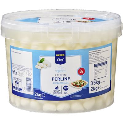 METRO Chef Mozzarella Perline g 3 chlaz. 2 kg