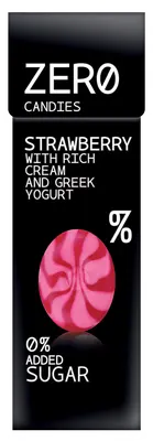 Zero candies  Strawberry-Yoghurt candies 0%