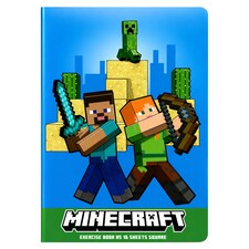 Minecraft Sešit A5 16 listů čtverec