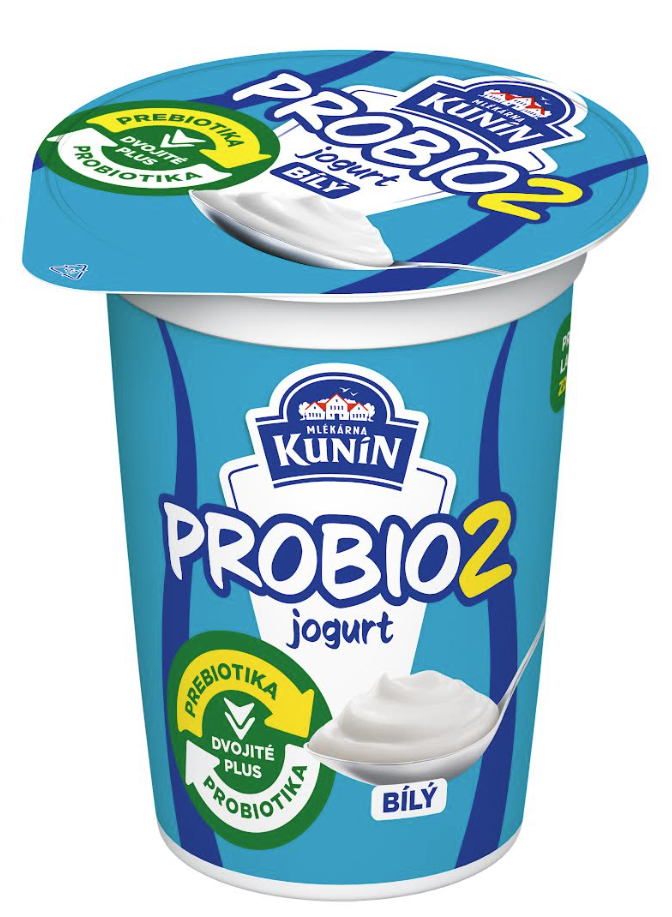 Mlékárna Kunín PROBIO2 jogurt bílý