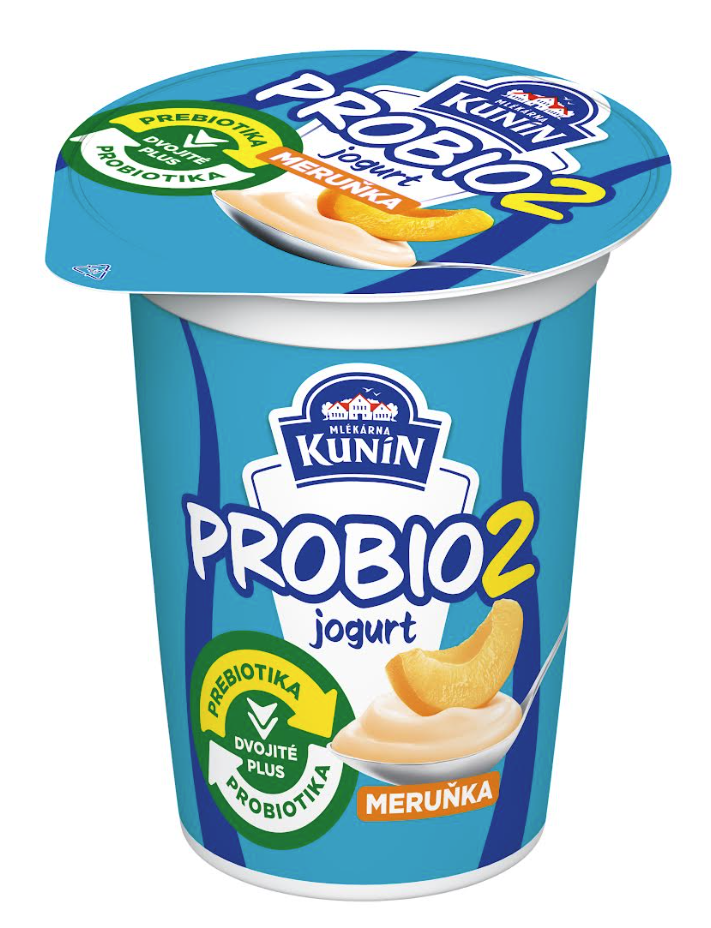 Mlékárna Kunín PROBIO2 jogurt meruňka
