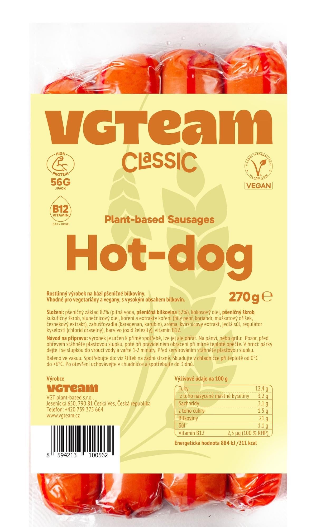 VGTeam Sausages hot-dog