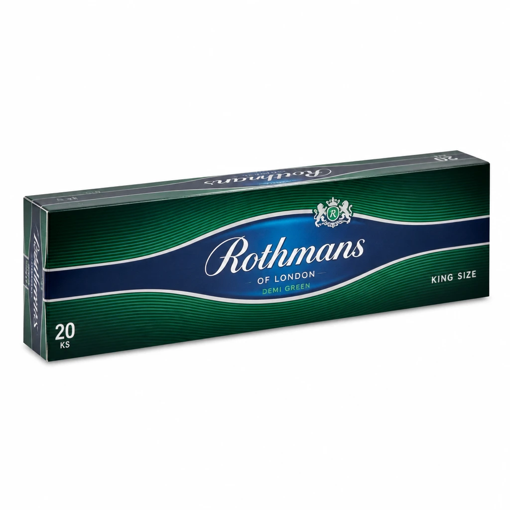 Rothmans Demi Green king size tvrdé bal. 10 krab. 20 ks kolek U 164 Kč VO cena