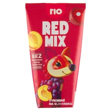 Rio Red Mix vícedruhový ovocno-zeleninový nápoj 200ml