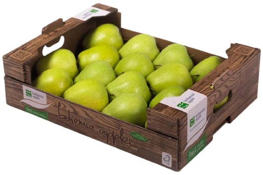 Jablka Golden Delicious, karton