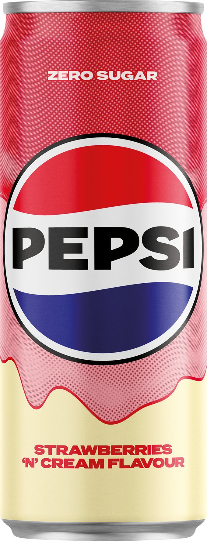 Pepsi Cream Strawberry Zero sugar 0,25l CAN