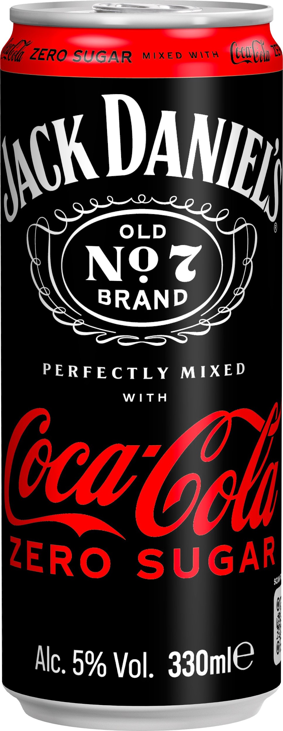 Jack Daniel's and Coca-Cola 330 ml ZERO