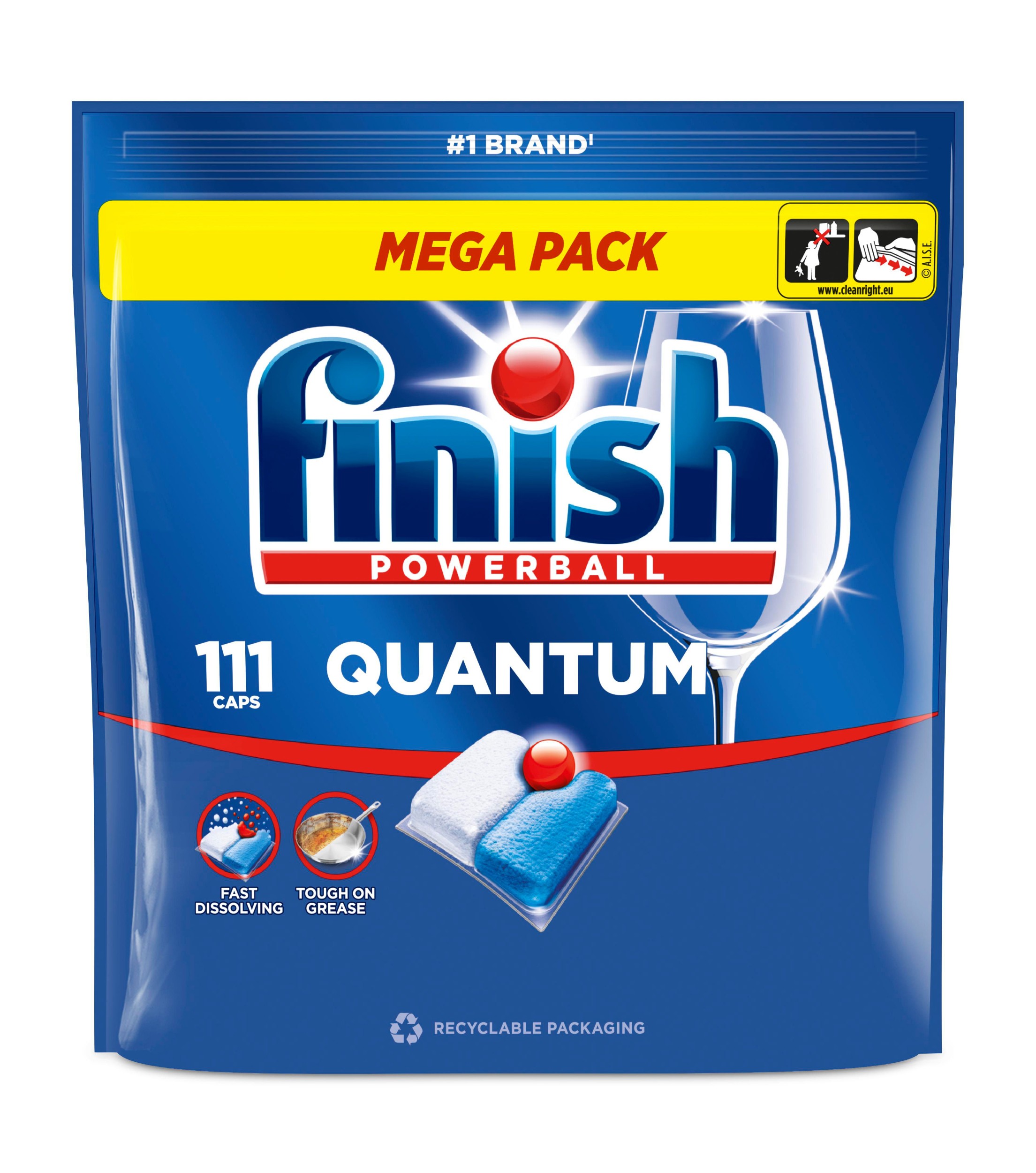 Finish Quantum kapsle do myčky nádobí - Fresh 111 ks