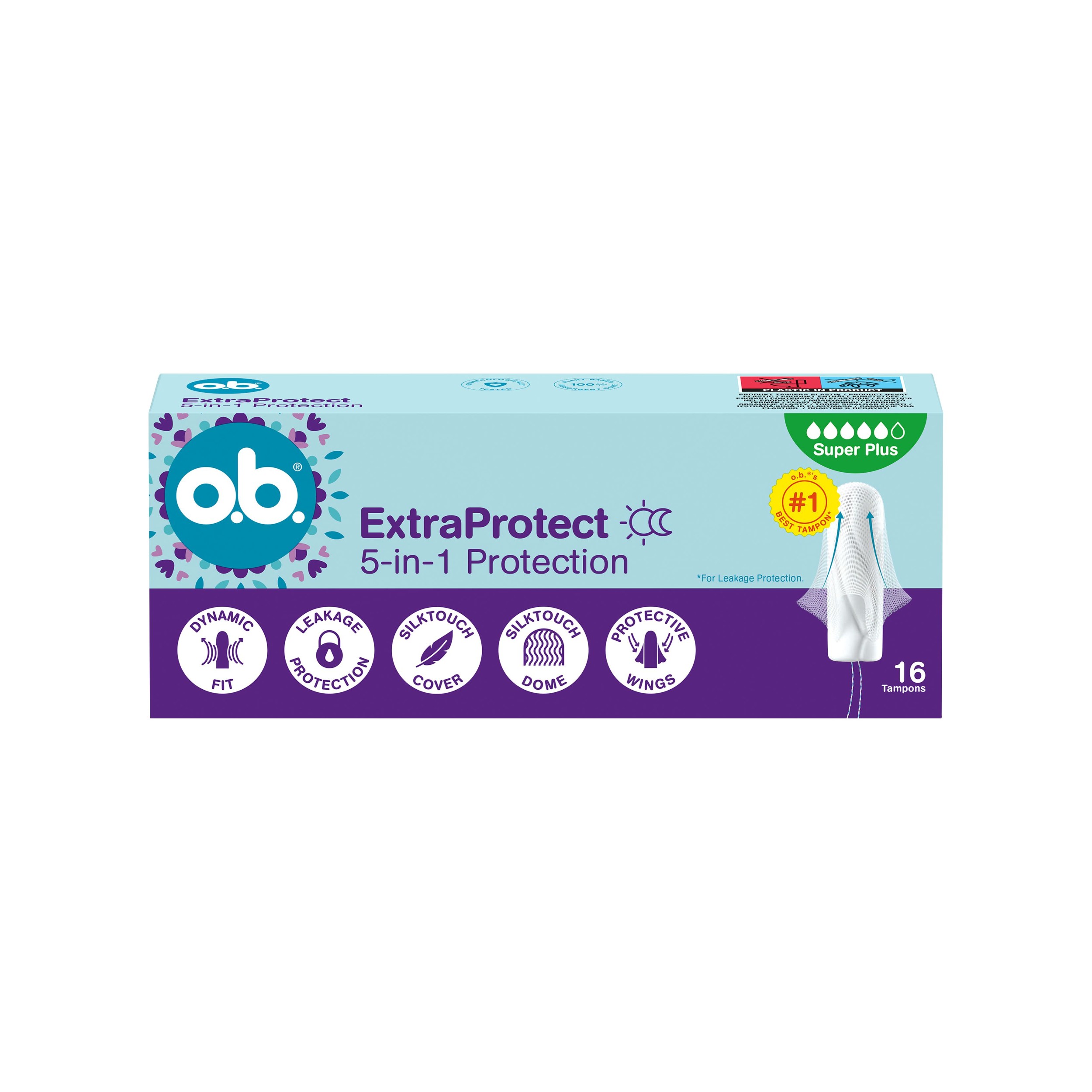 o.b. Extra Protect Super Plus 16 ks