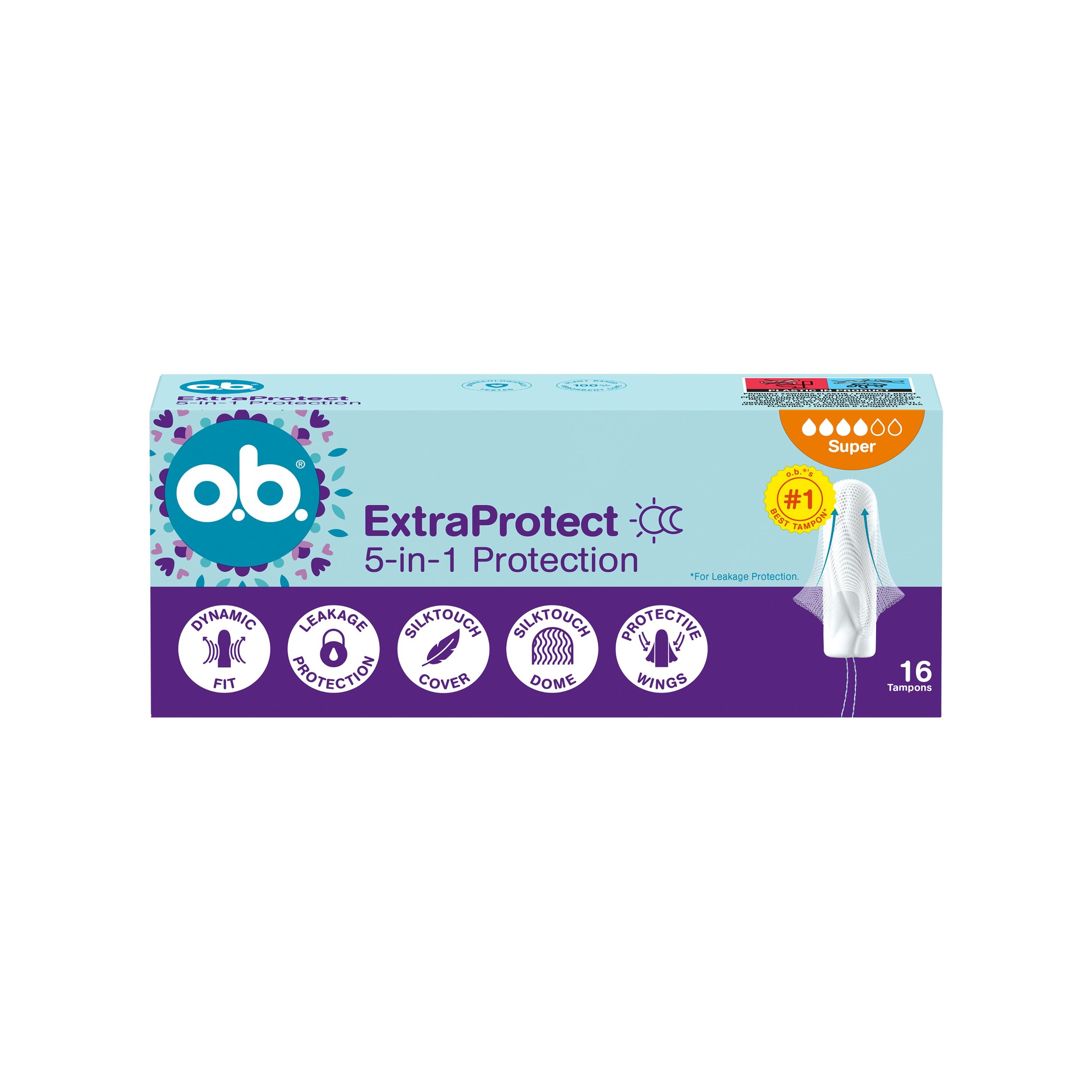 o.b. Extra Protect Super 16 ks