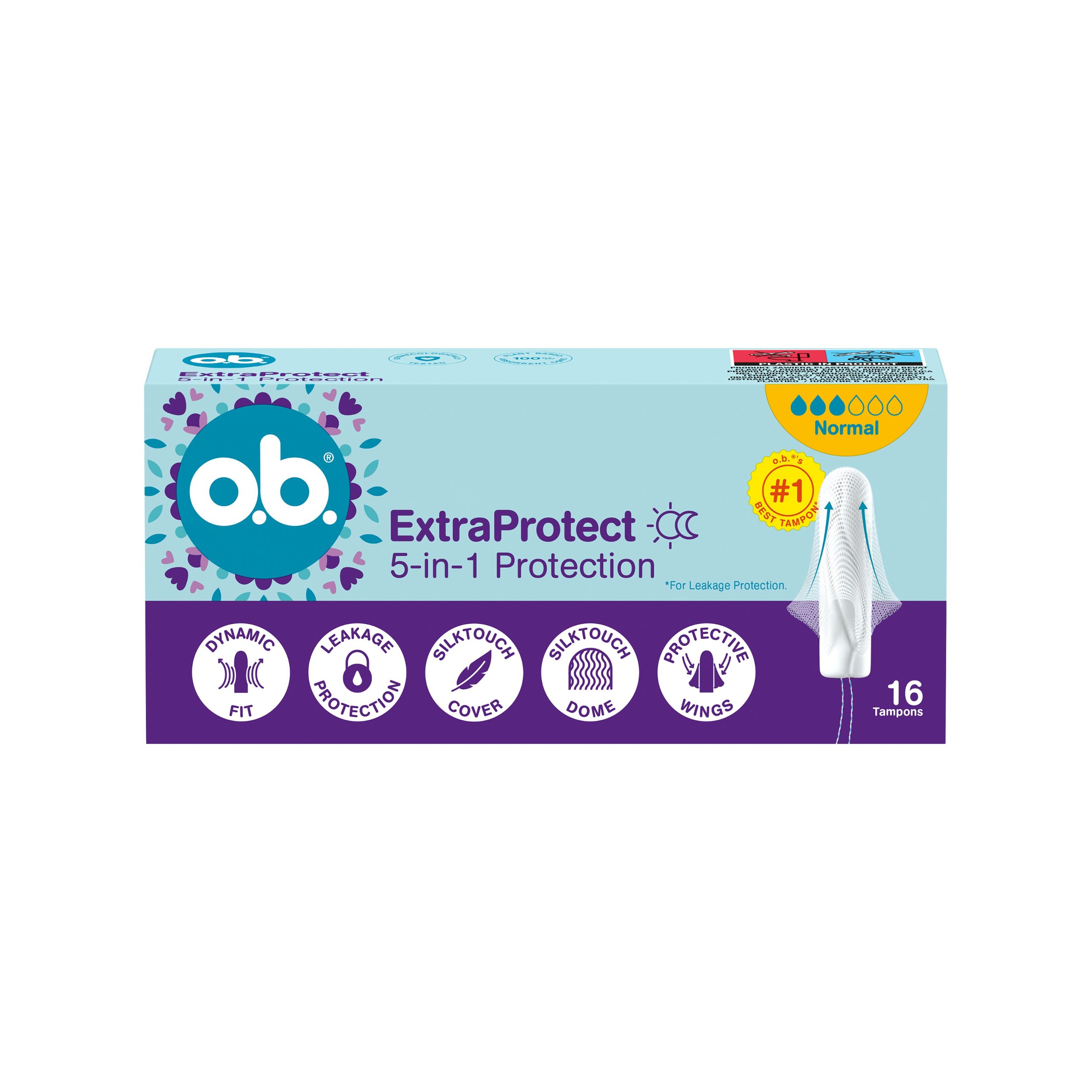 o.b. Extra Protect Normal 16 ks